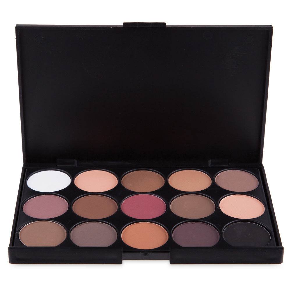 15 color earth color eyeshadow smoky eyeshadow - Mubimart
