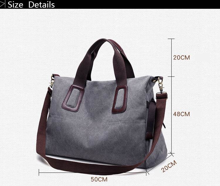 KVKY Brand Women Bag Handbag Casual Canvas Crossbody Bags For Women Large Capacity Shoulder Bag Women Tote Bolsa Feminina - Mubimart