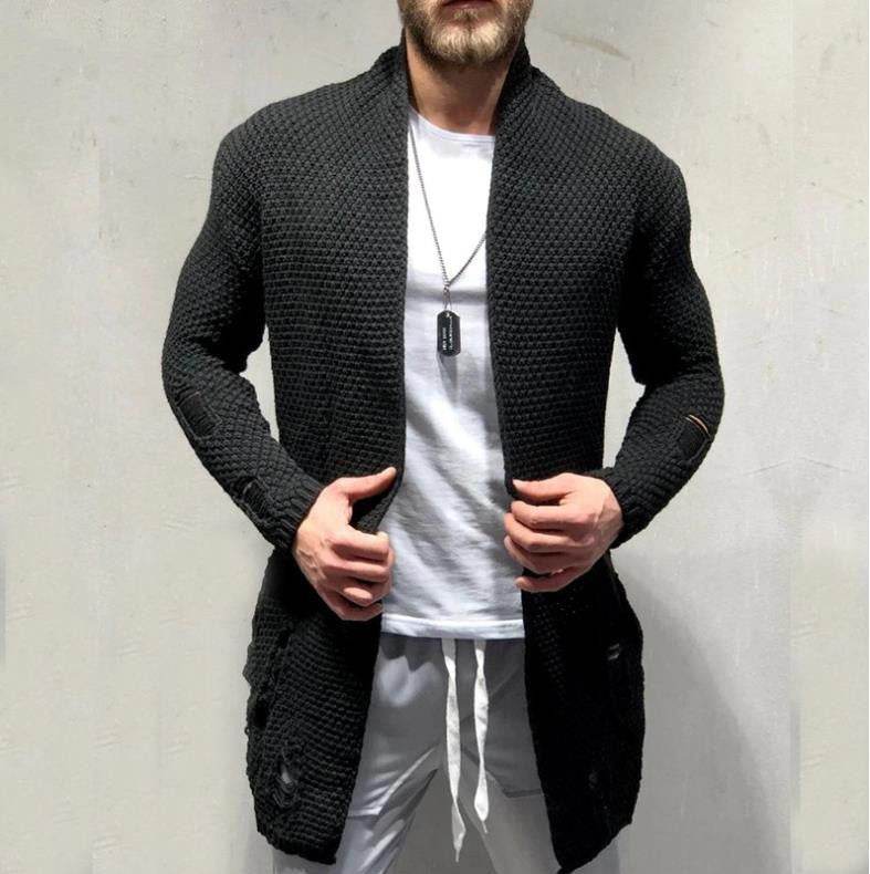 Men's knitted cardigan - Mubimart