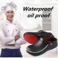 Slip On Resistant Kitchen Shoes Chef Clogs Multifunctional Restaurant Garden Safety Work Medical Shoes For Men Women - Mubimart