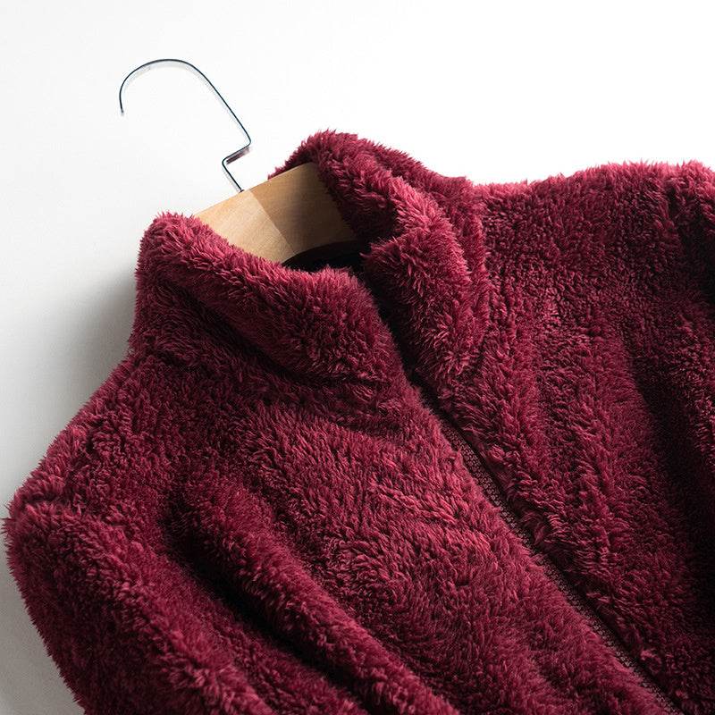 Coral Fleece Jacket - Mubimart