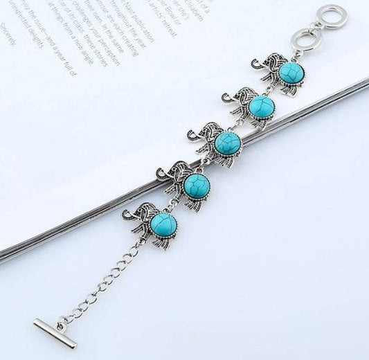 Elephant Charm Bracelet - Mubimart