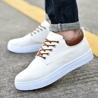 Breathable mens casual canvas sport shoes - Mubimart