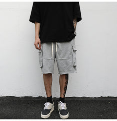 Ripped Seam Cargo Shorts