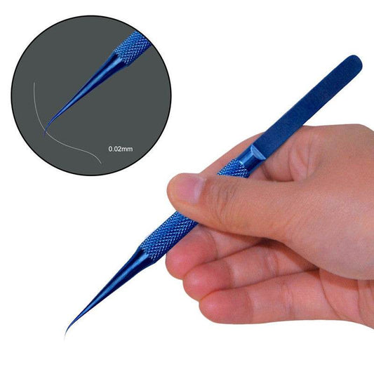 Flying Line Tweezers Titanium Alloy 0.15mm Fine Tip Tweezers - Mubimart