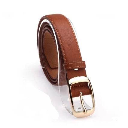 Korean women's casual versatile belts Women's Japanese buckle waistband Fashion trend versatile decorative belt - Mubimart