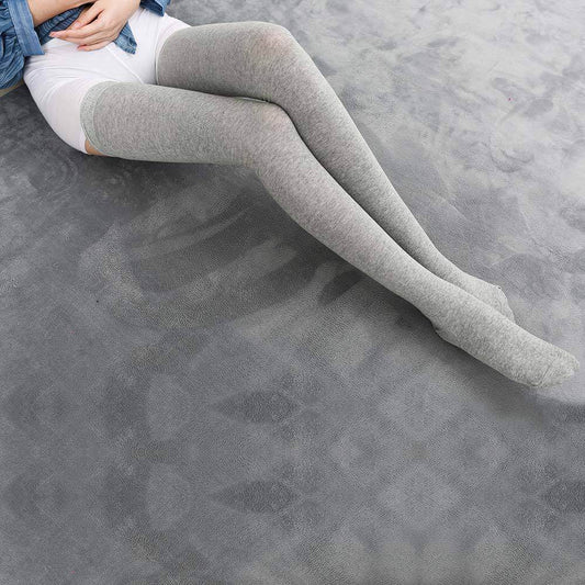 Women's cotton socks over the knee socks creative high socks - Mubimart