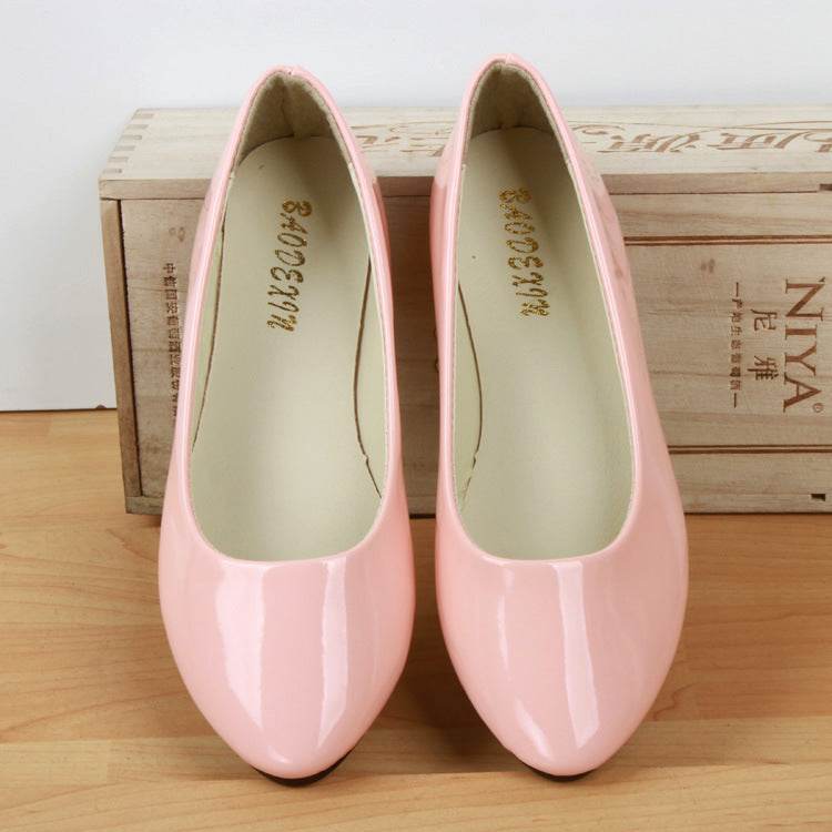 Fashion Korean Style Shoes Flat Pointed Toe - Mubimart