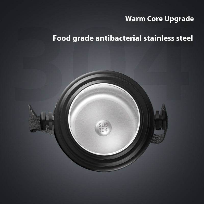 Outdoor Large Capacity Travel Pot Hard Core Drop-resistant Vacuum Mug Stainless Steel - Mubimart