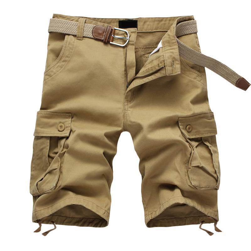 Multi-pocket cargo shorts - Mubimart