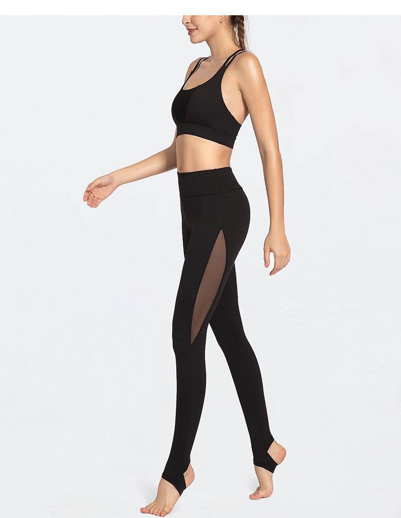 Shockproof gathered sports bra - Mubimart