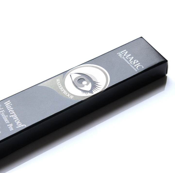 Imagic Brand 1pcs Black Waterproof Eyeliner Pen Pencil Makeup Beauty Cosmetic Tool1pcs Pencil Sharpener - Mubimart