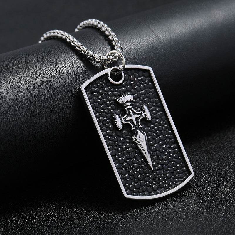 Korean Style Necklace Men Pendant Trendy - Mubimart