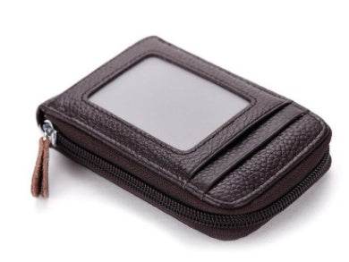 First layer cowhide organ card holder women's card holder - Mubimart
