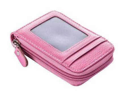 First layer cowhide organ card holder women's card holder - Mubimart