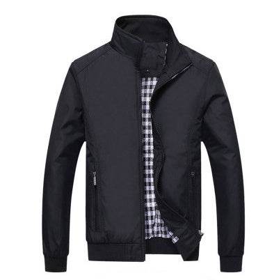 New Jacket Men Fashion Casual Loose Mens Jacket Sportswear Bomber Jacket Mens jackets and Coats Plus Size M- 5XL - Mubimart