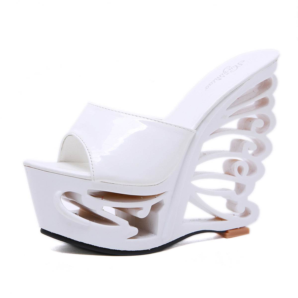 Super high heels with profiled heels - Mubimart