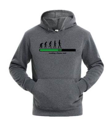 Sweatshirt Fashion Solid Hoodie Mens Pullover Men's Tracksuits Moleton Masculino - Mubimart
