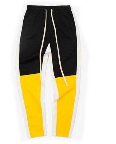 Colorblock Sweatpants - Mubimart