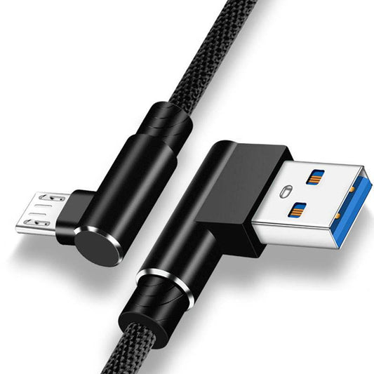 Double Elbow Fast Charging Mobile Phone Data Cable Mobile Game Charging Cable - Mubimart