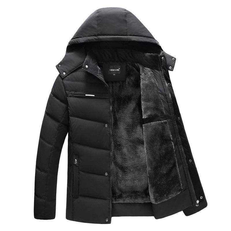 Men's plus down down padded jacket - Mubimart