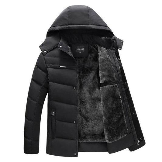 Men's plus down down padded jacket - Mubimart