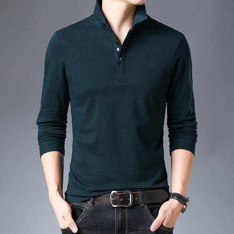 Middle-aged POLO shirt - Mubimart