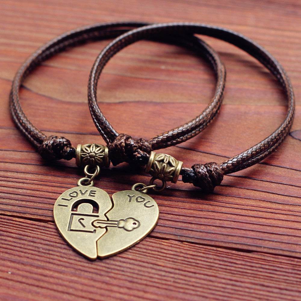 Couple bracelets girlfriends bracelets simple couple accessories - Mubimart