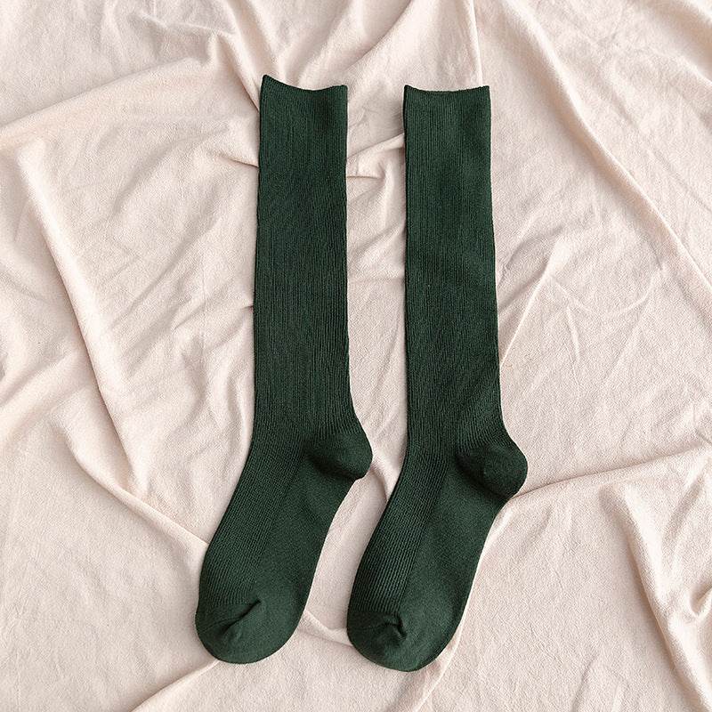 South Korea Japanese jk middle tube knee-length street half-high tube ins trendy socks - Mubimart