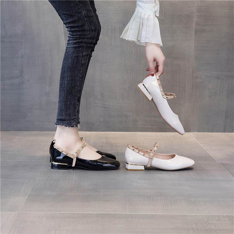 Mary Jane pumps women's flats - Mubimart