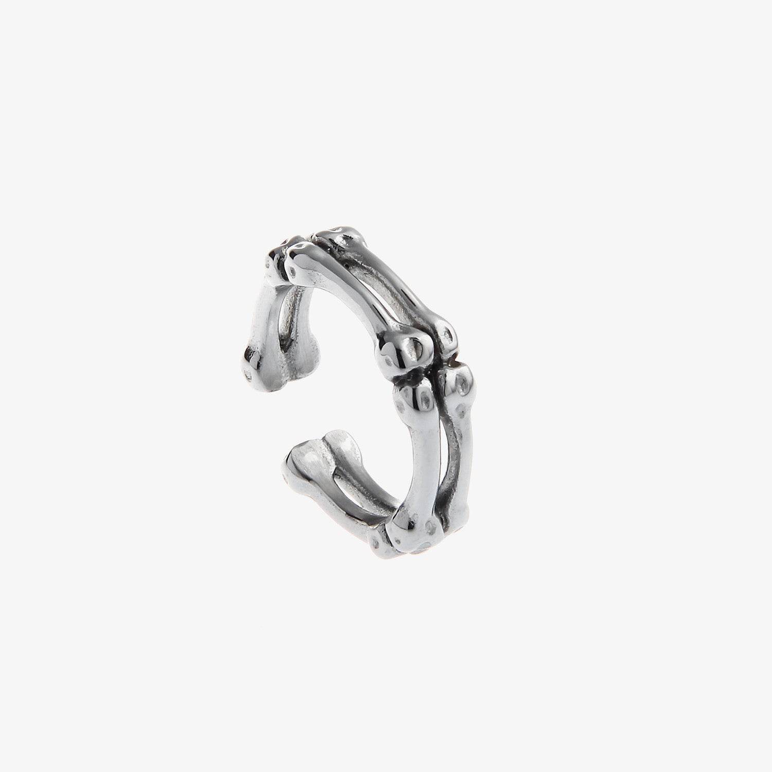 Bone Design Ring Made Of Titanium Steel For Men - Mubimart