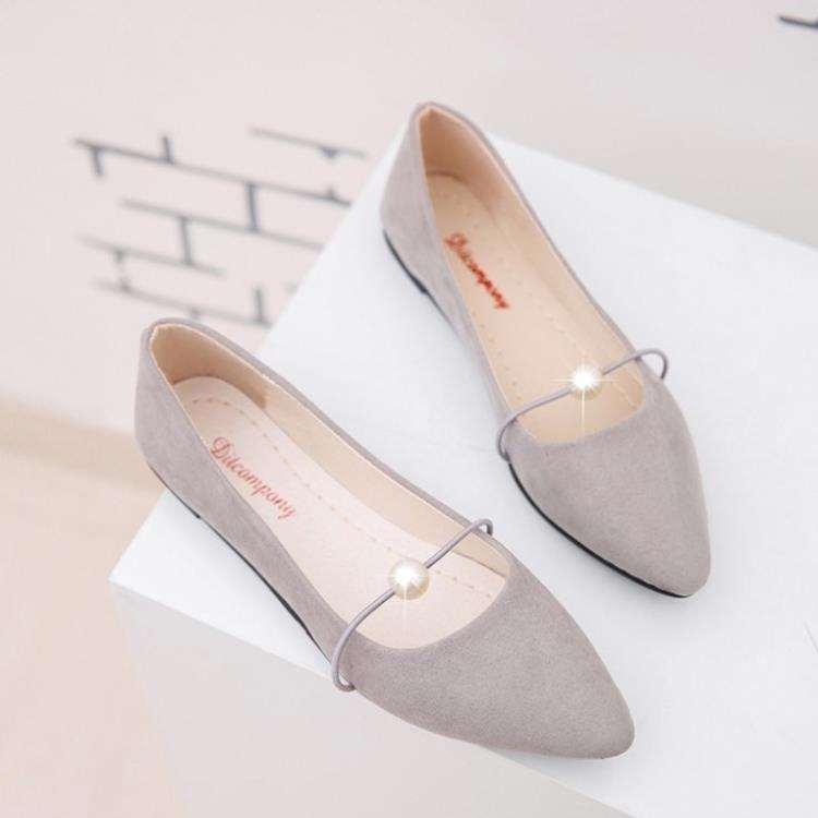 Pearl non-slip flats