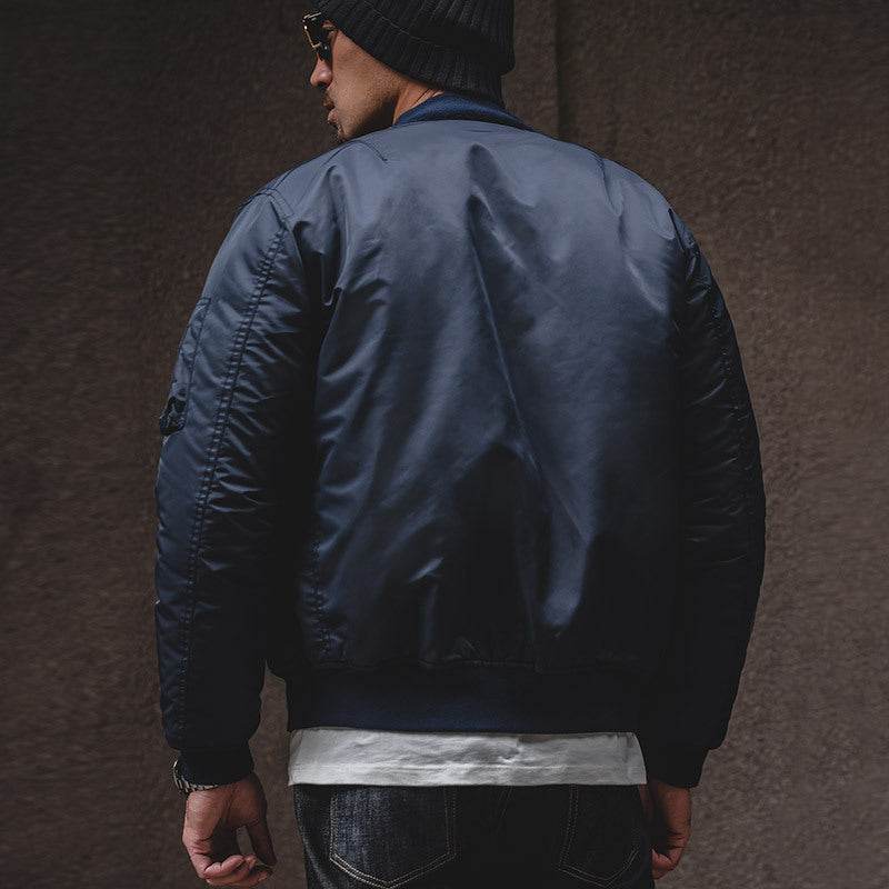 Men's Fashion Short Padded Bomber Jacket - Mubimart