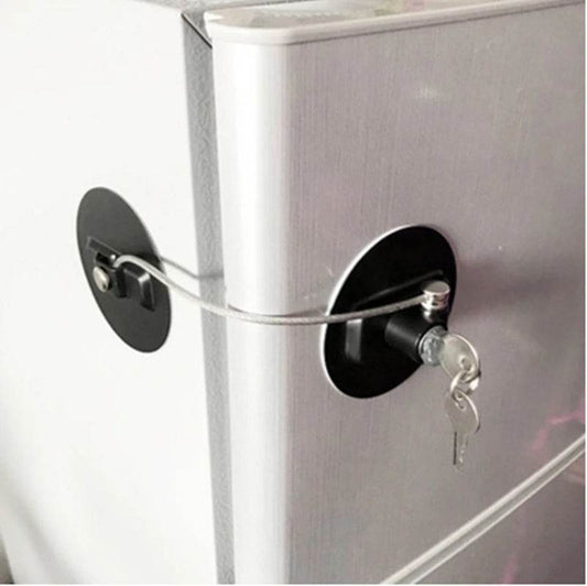 Refrigerator Lock Child Lock Sliding Door Lock - Mubimart