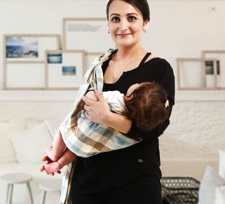Baby sling solid color baby carrier - Mubimart