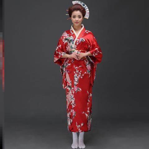 Japanese God Girl Kimono Female Formal Dress - Mubimart