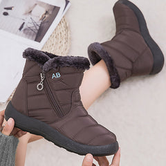 Padded ankle boots