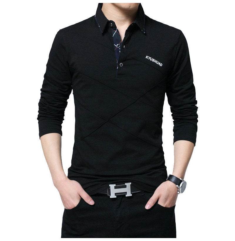 Korean style POLO shirt - Mubimart