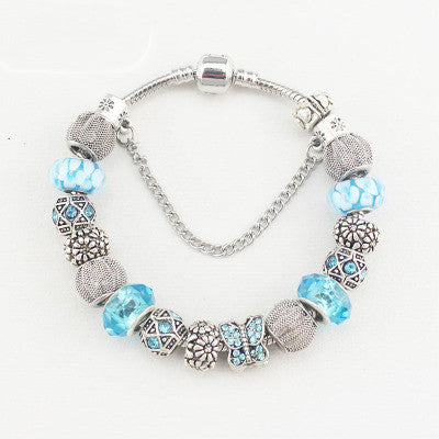 Beaded Bracelet DIY Diamond Butterfly Alloy Tennis Accessories