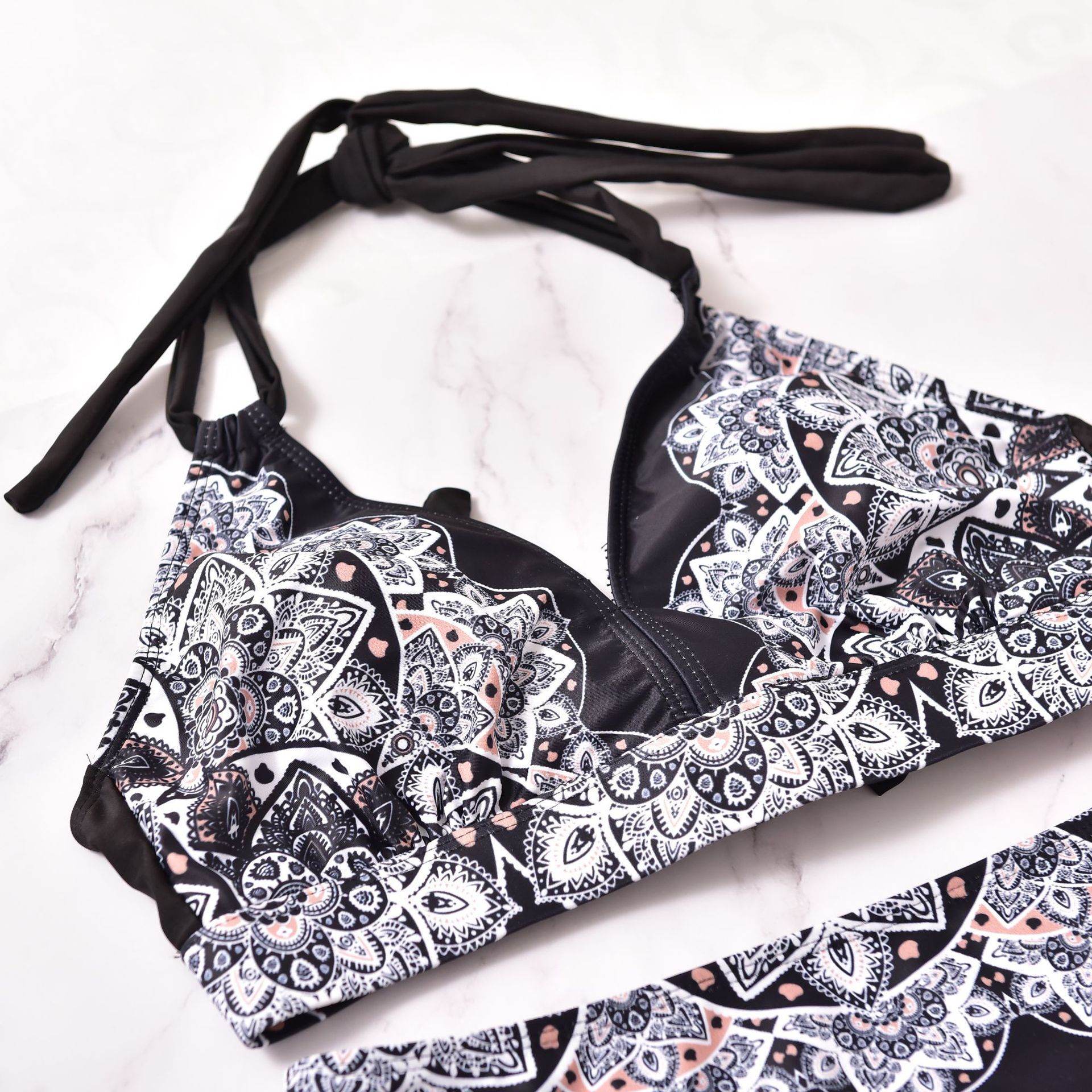Printed split bikini - Mubimart