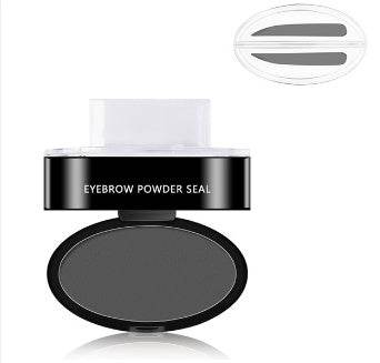 Eyebrow Powder Stamp Tint Stencil Kit Cosmetics Professional Makeup Waterproof Eye Brow Stamp Lift Eyebrow Enhancers Stencil Kit - Mubimart