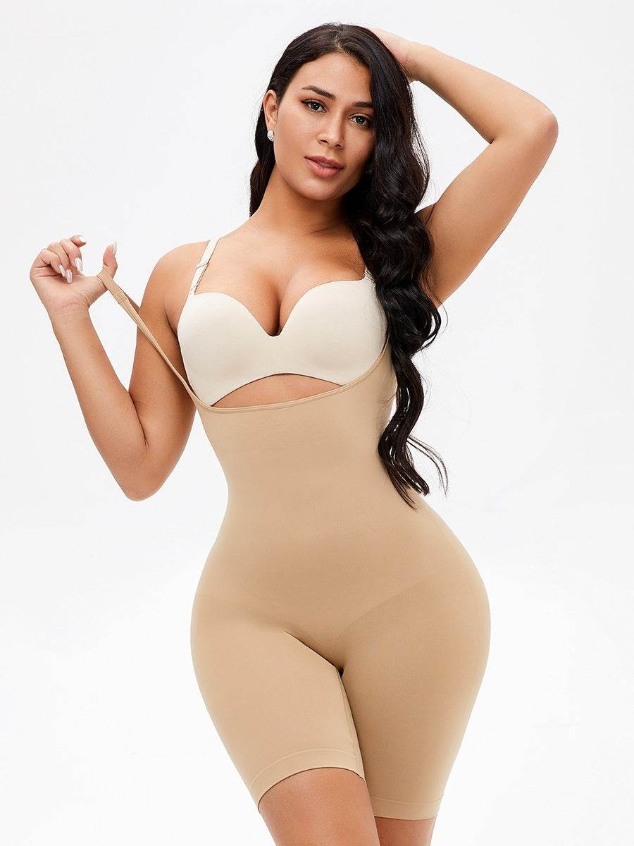 Plus Size Seamless Body Shaper Body Shaping Waist Reinforcement Belly Contracting Hip Lifting Body Shaping Pants - Mubimart
