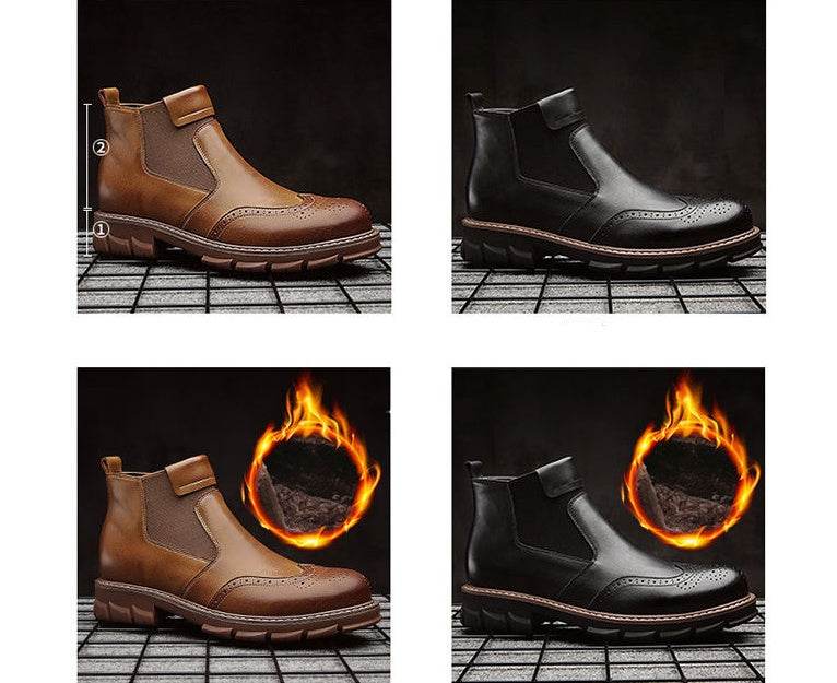 Martin boots platform boots retro ankle boots - Mubimart