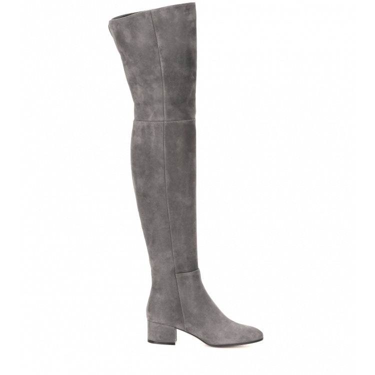 Mid-heel over the knee boots - Mubimart