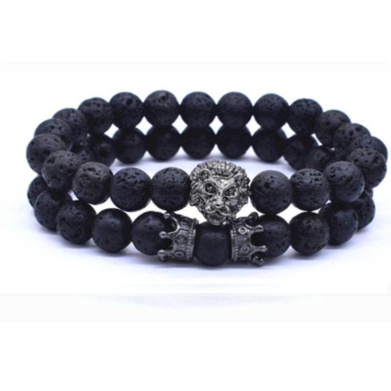Crown charm bracelet - Mubimart