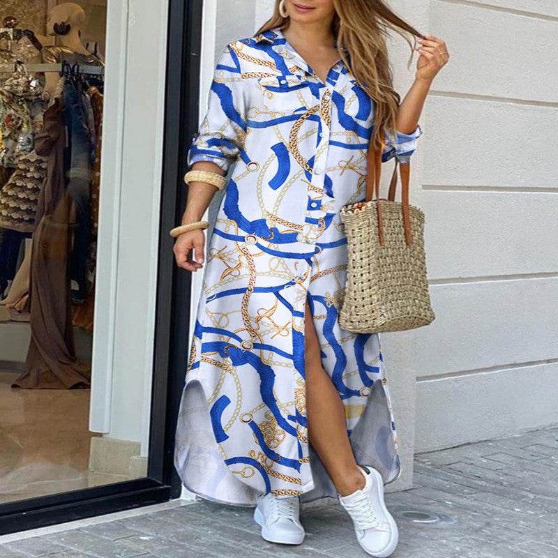 Sexy shirt dress - Mubimart