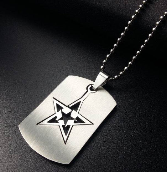 Stainless Steel Mens Necklace - Mubimart