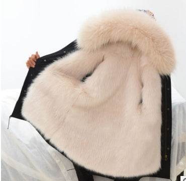 Cotton-padded jacket coat - Mubimart