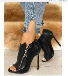 Outside zip booties - Mubimart