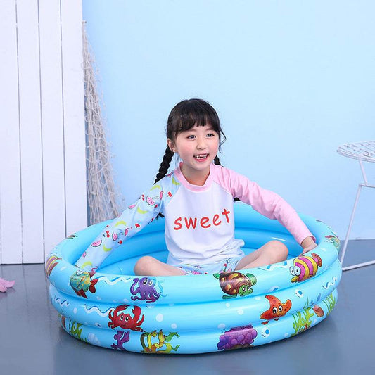 Into The Ocean - Inflatable Baby Swimming Pool - Mubimart